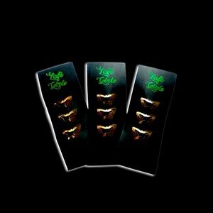 Butterfly Y2K Gold Lofi Girls Hair Clip Set of 3